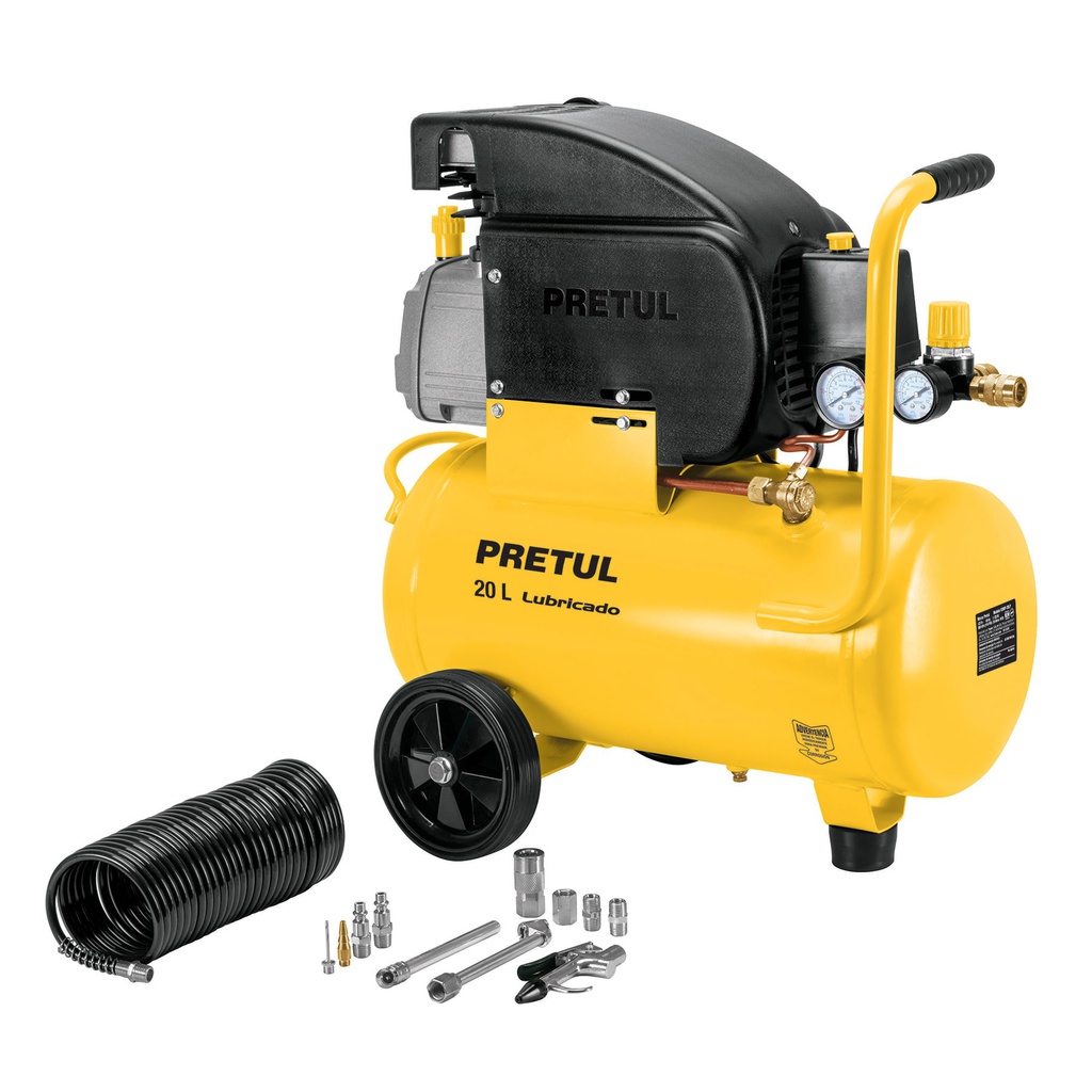 Kit Compresor 20L 2½HP y accesorios