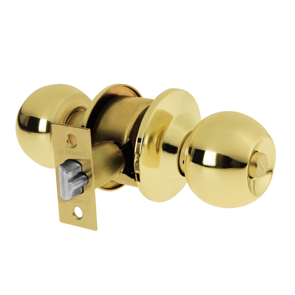 Cerradura esfera cilindrico, recamara, brillante, blister,HB