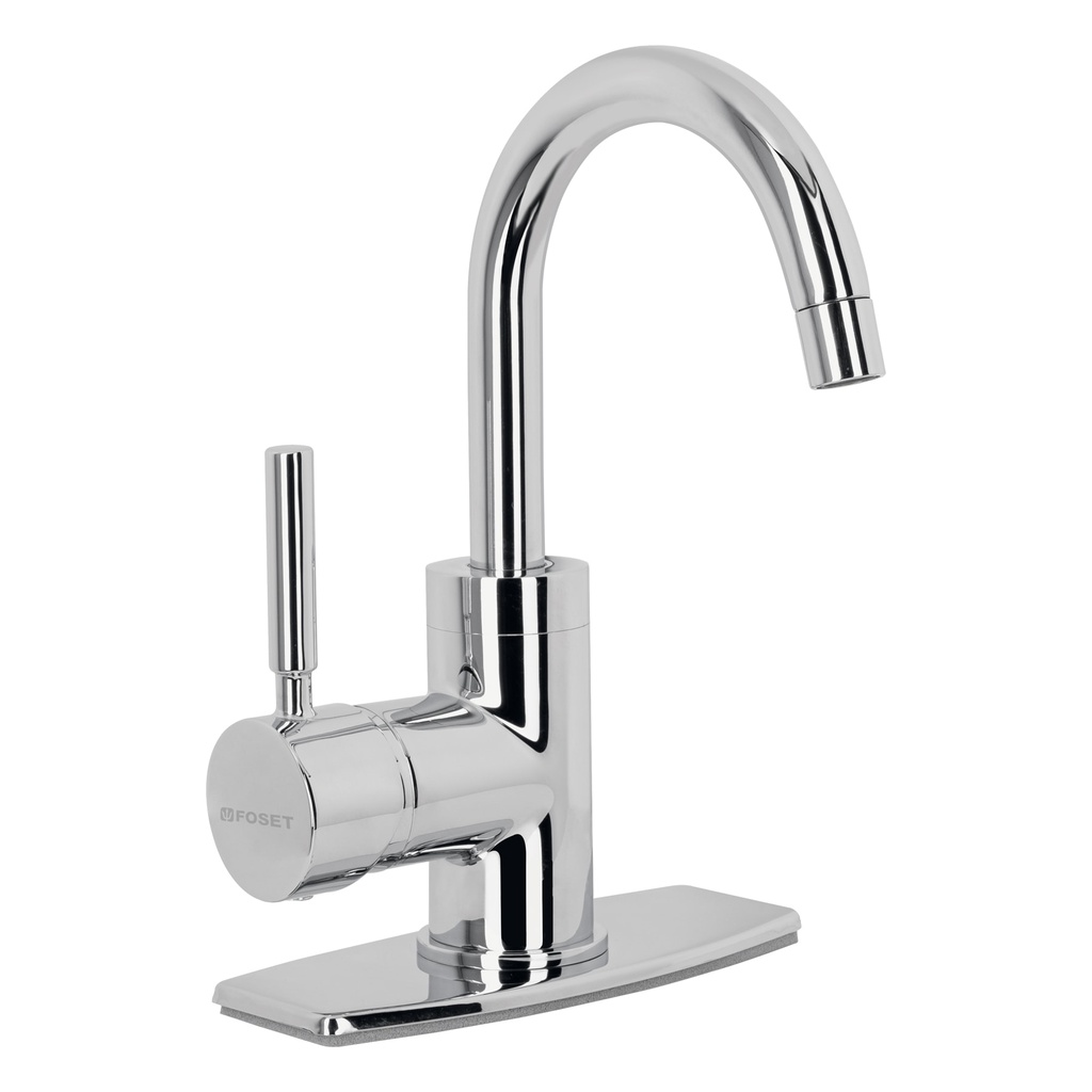 Monomando corto para lavabo, cromo, Foset Tubig