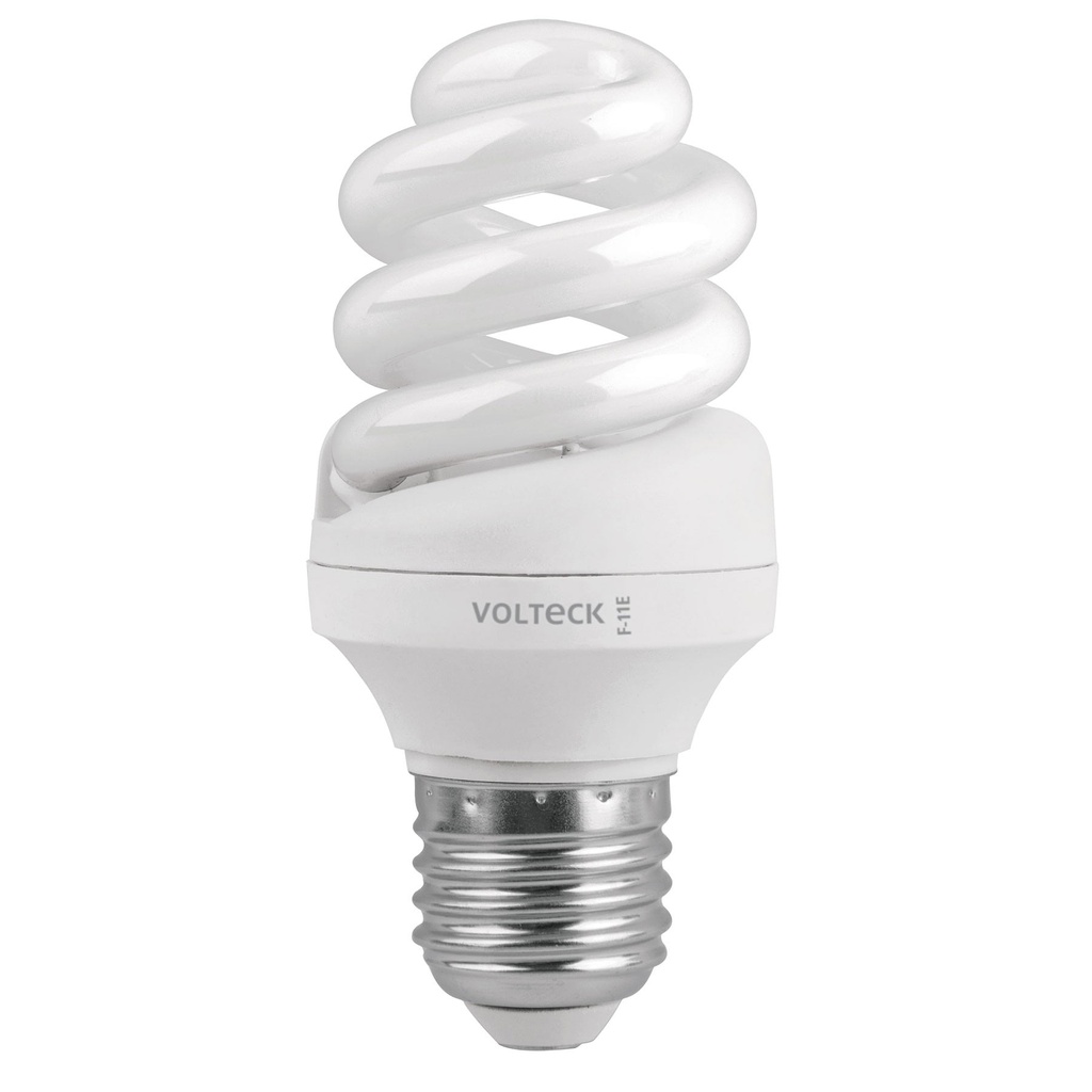 Lampara espiral T3 11 W luz de dia en blister, Volteck