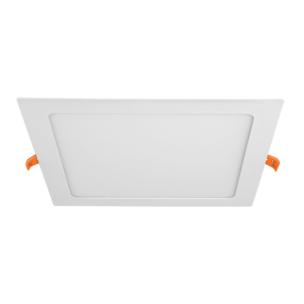 Luminario ultra delgado LED 18W empotrar cuadrado luz calida