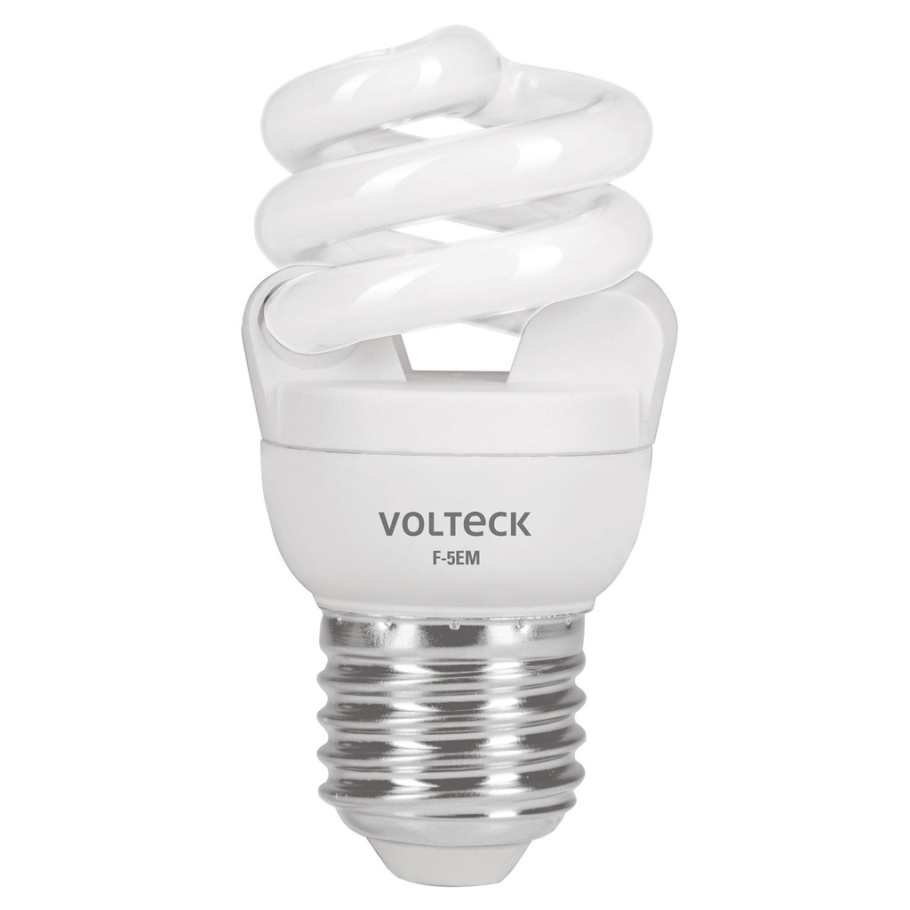 Lampara espiral mini T2 5 W luz de dia en blister, Volteck