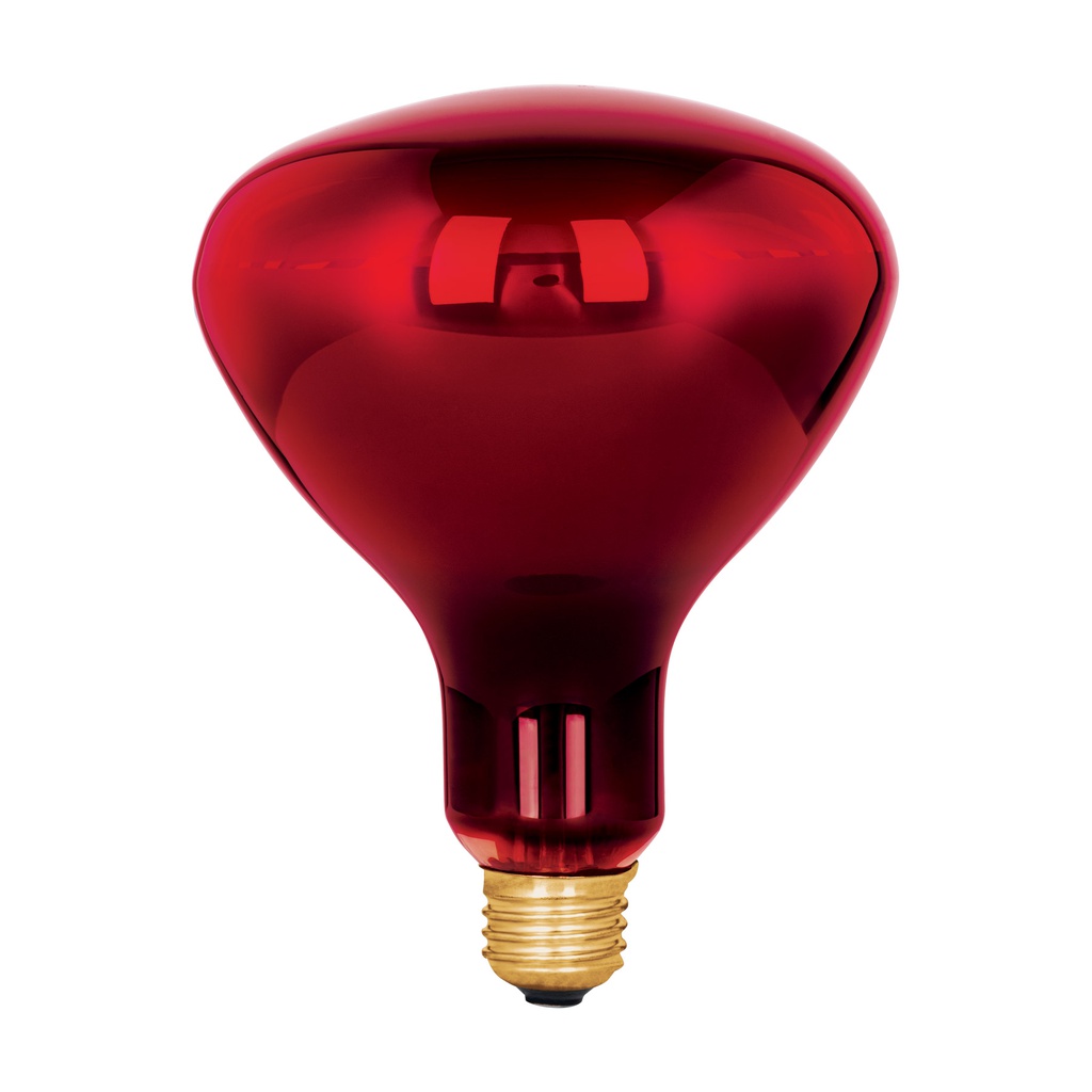 Lampara incandescente de calor, BR40 270 Watts, rojo