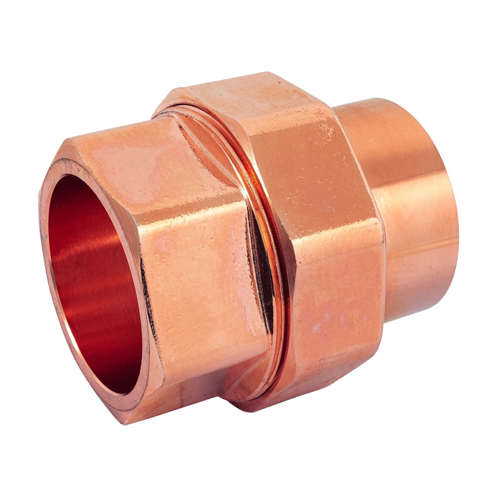 Tuerca union de laton cobrizado 2', Foset