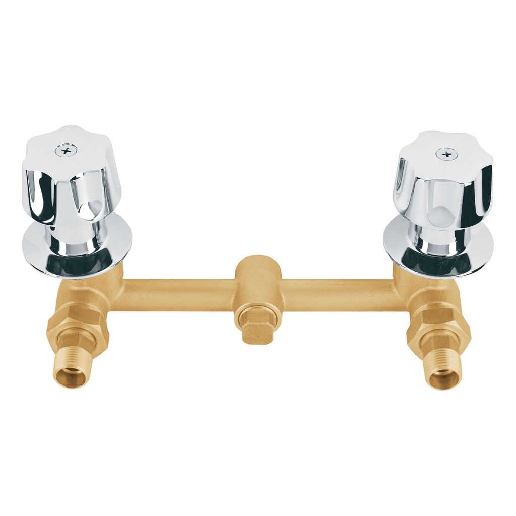 Mezcladora empotrar, compresion, c/manerales, Foset