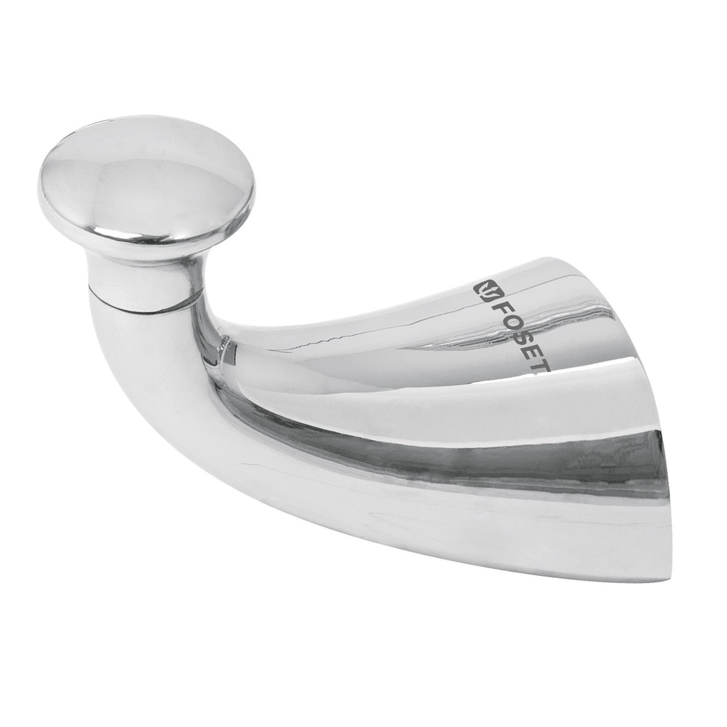 Gancho sencillo metalico para toalla, Foset Aero