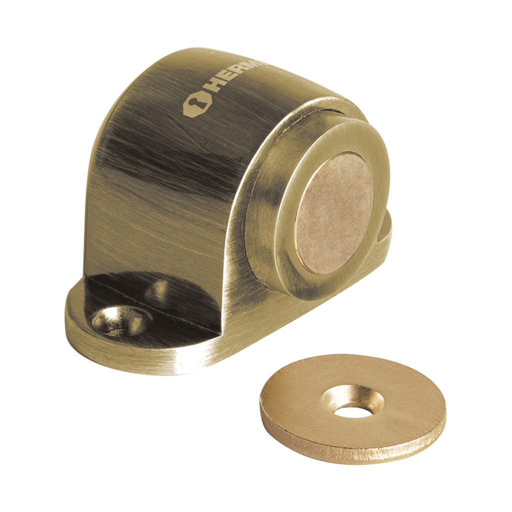 Tope magnetico, laton antiguo, Hermex