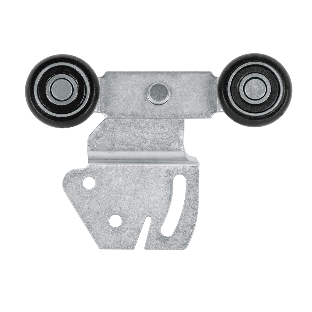 Sistema corredizo doble para riel superior de closet, Hermex