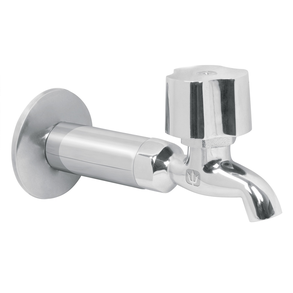 Llave 1/2' para fregadero con niple y chapeton, Foset Basic