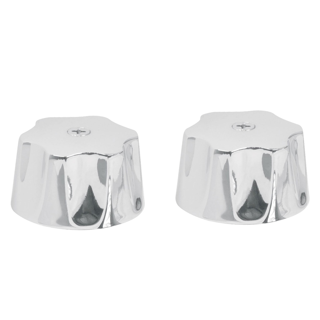 Juego de manerales hex metalicos p/lav-fregadero,cromo,Basic