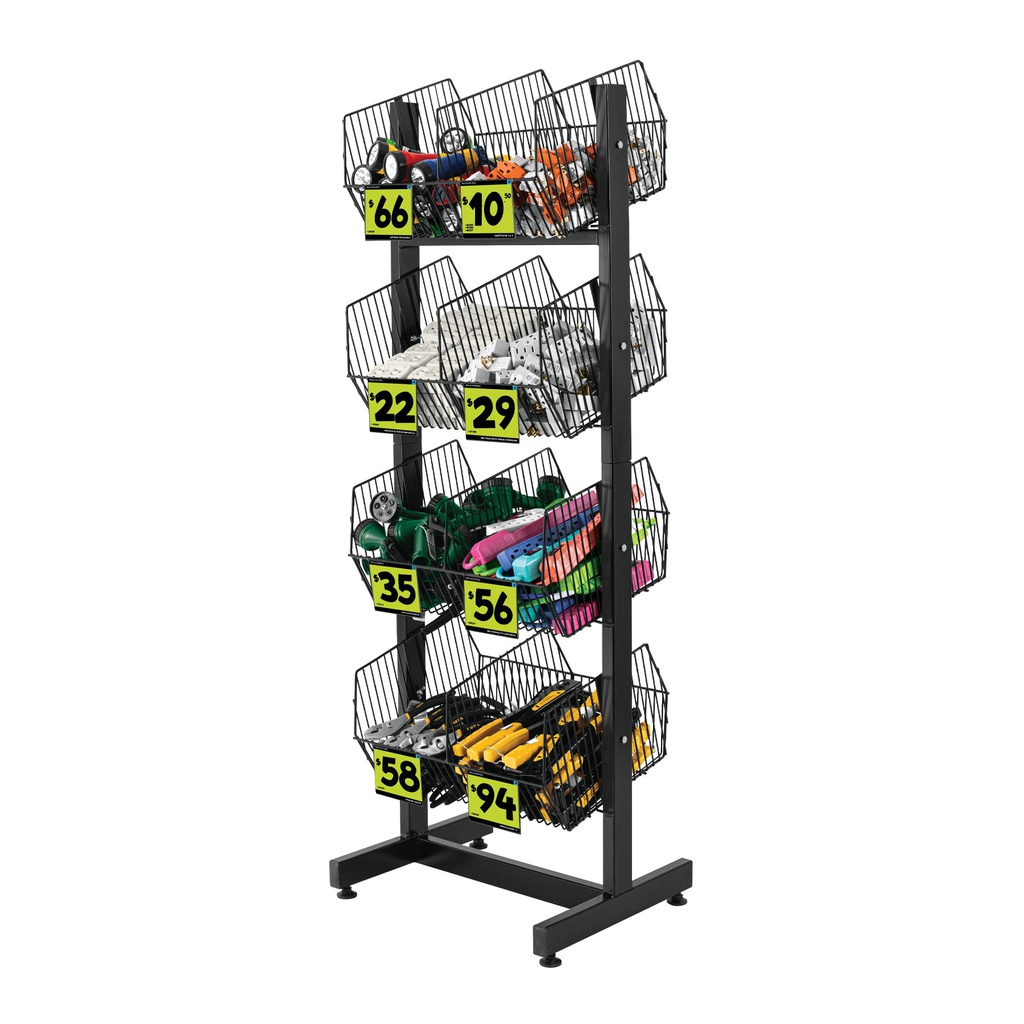 Rack botadero, metalico, 4 niveles, Truper