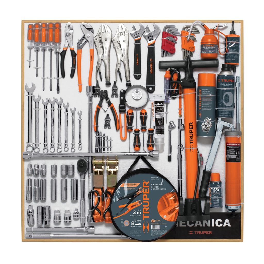 Exhibidor de Mecanica, 80x80 cm, 1 tablero