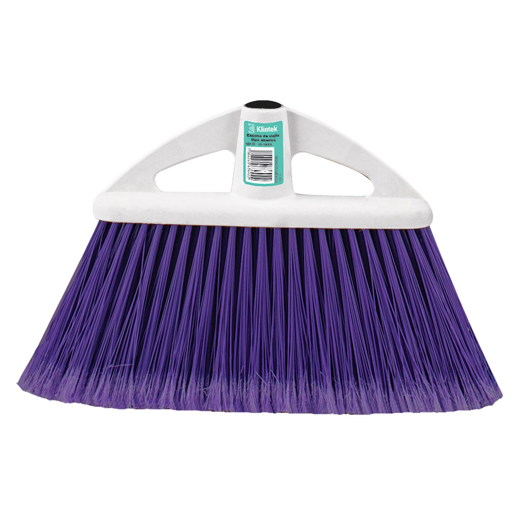 Escoba de vinilo, tipo abanico sin baston, chica