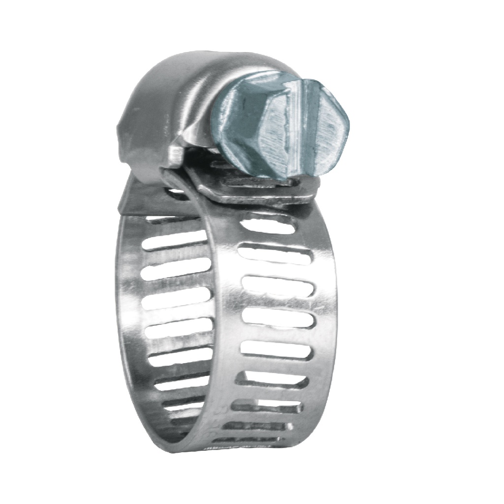 Bolsa c/10 abrazaderas mini sin fin reforzadas #3, 1/4'-5/8'