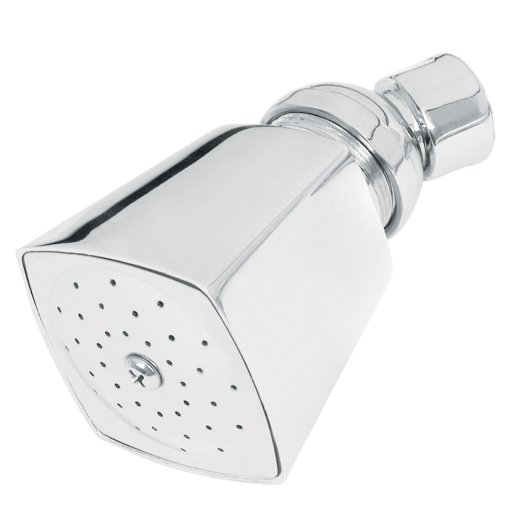 Regadera cuadrada metalica 2' sin brazo, Foset Aqua