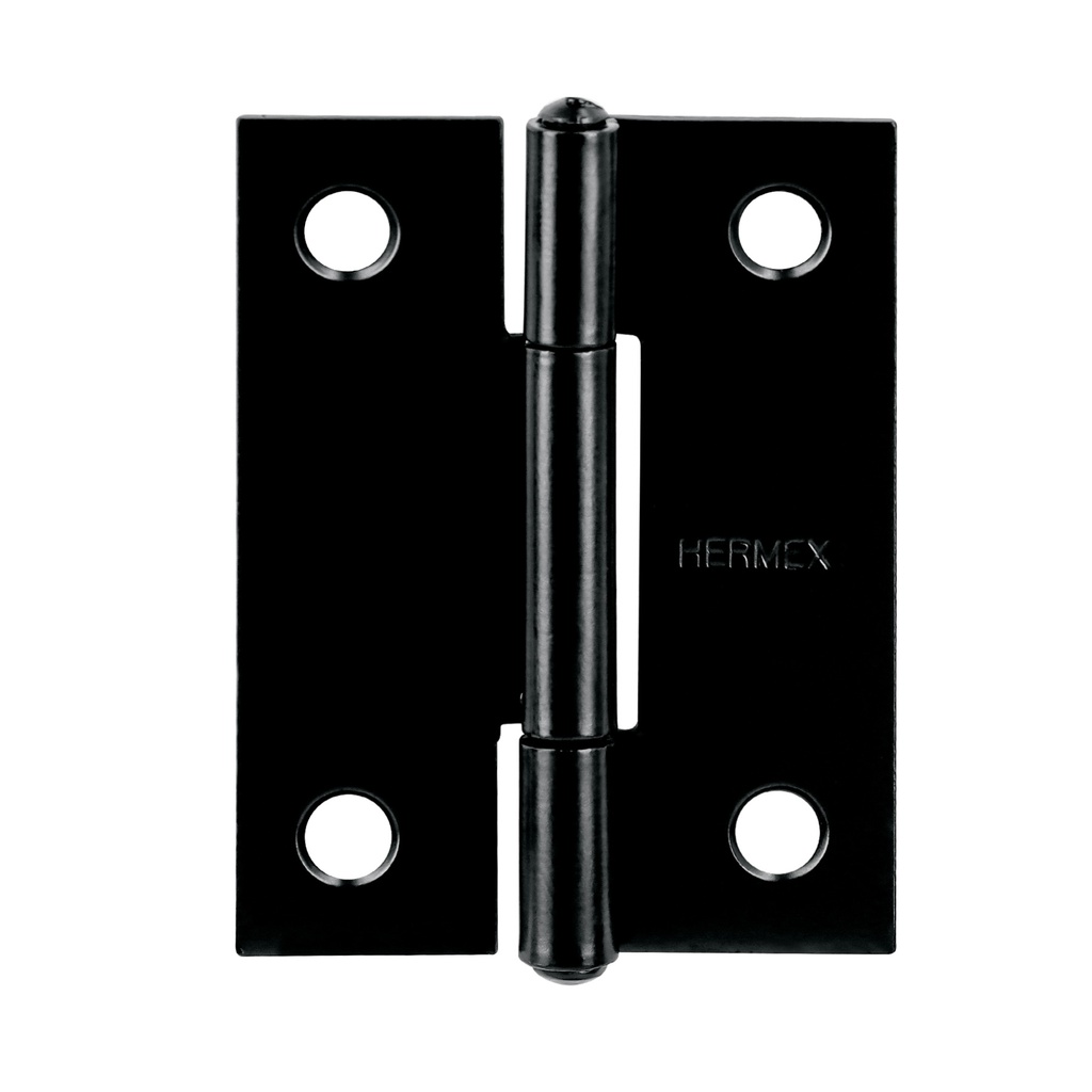 Bisagra rectangular 2' negra, Hermex