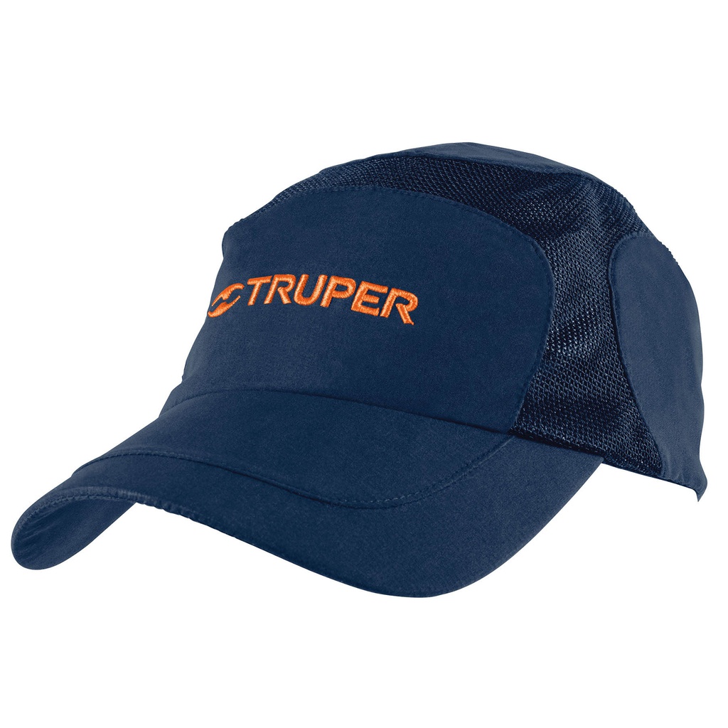 Gorra color azul marino, 100% poliester, Truper