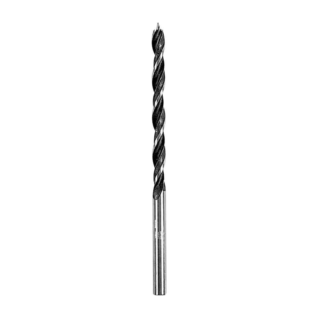 Broca con punta centradora para madera 1/8', Truper