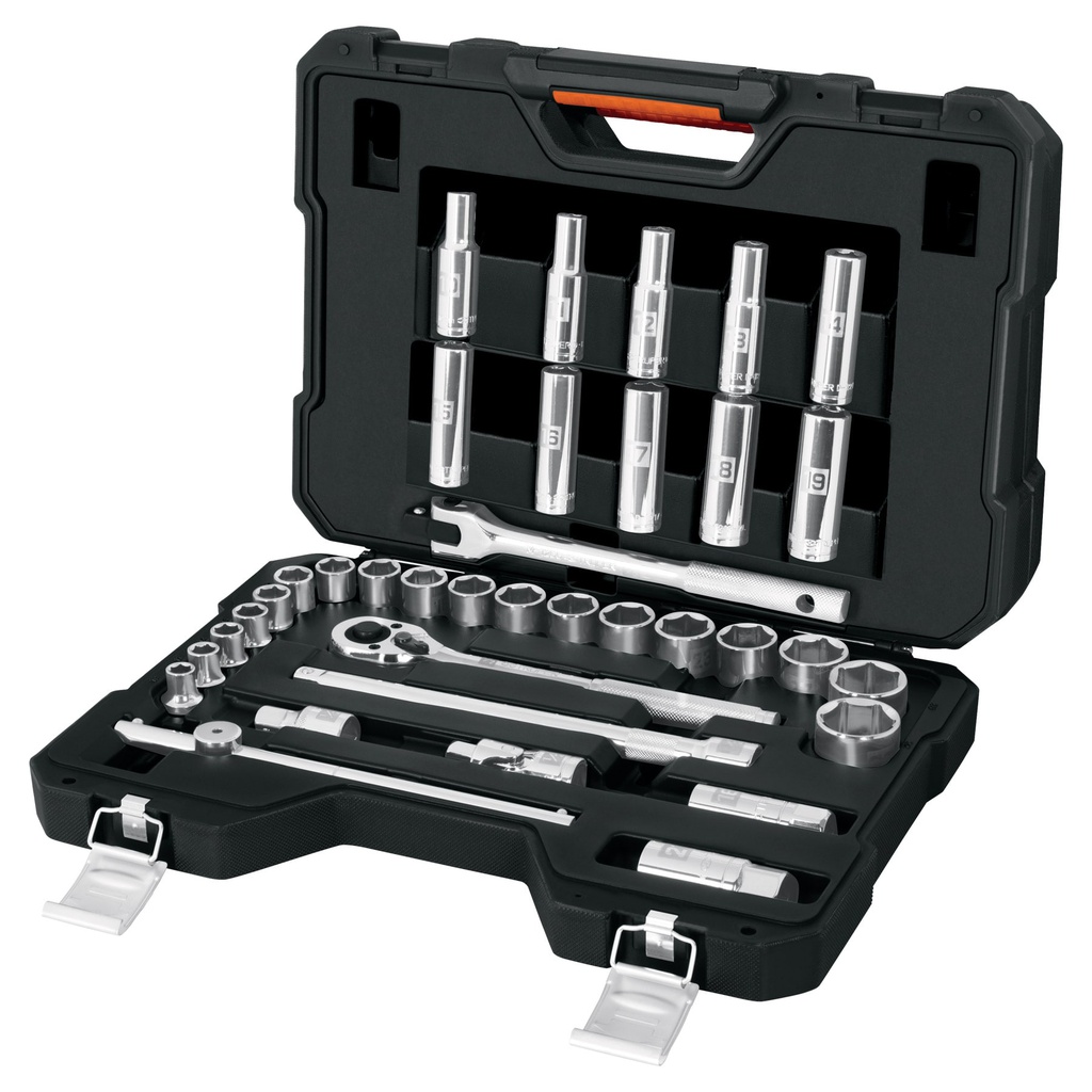 Juego de 36 herramientas cuadro 1/2' mm para mecanico