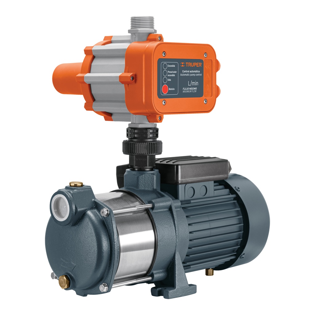 Bomba presurizadora multietapas 3/4 HP con control, Truper