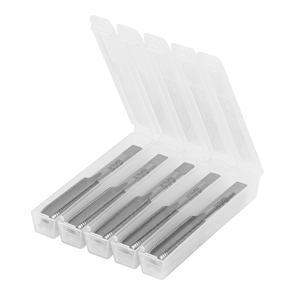 Machuelo semiconico 1/2' x 20 cuerda fina, Truper