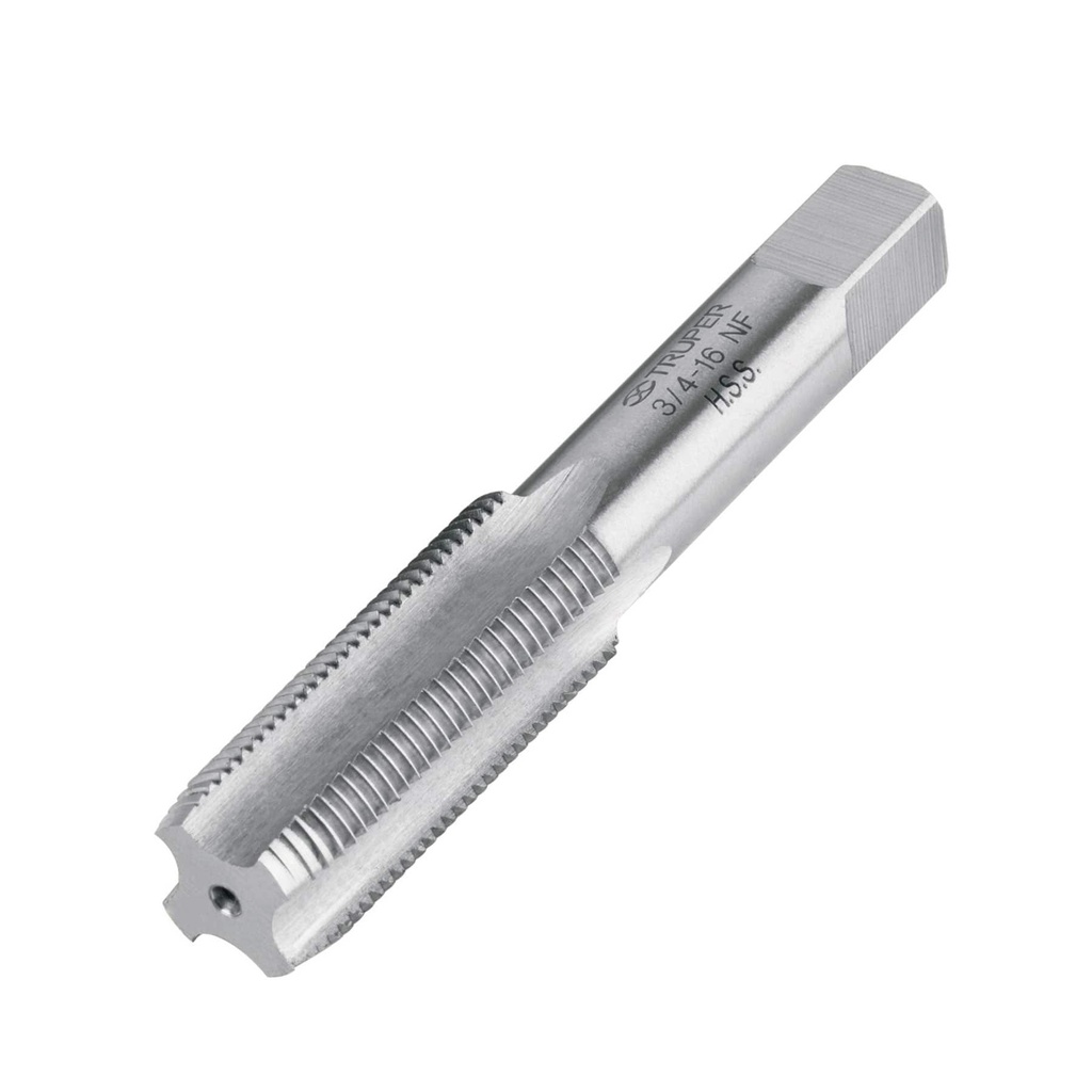 Machuelo semiconico 3/4'x16 UNF, estuche individual, Truper