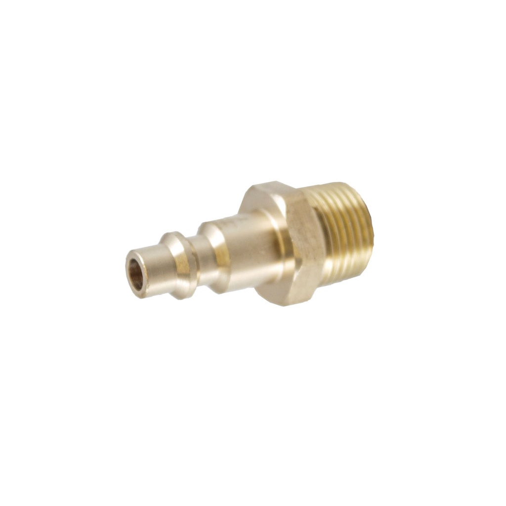 CONECTOR RAPIDO LATONADO MACHO 3/8'' NPT (GRANEL)