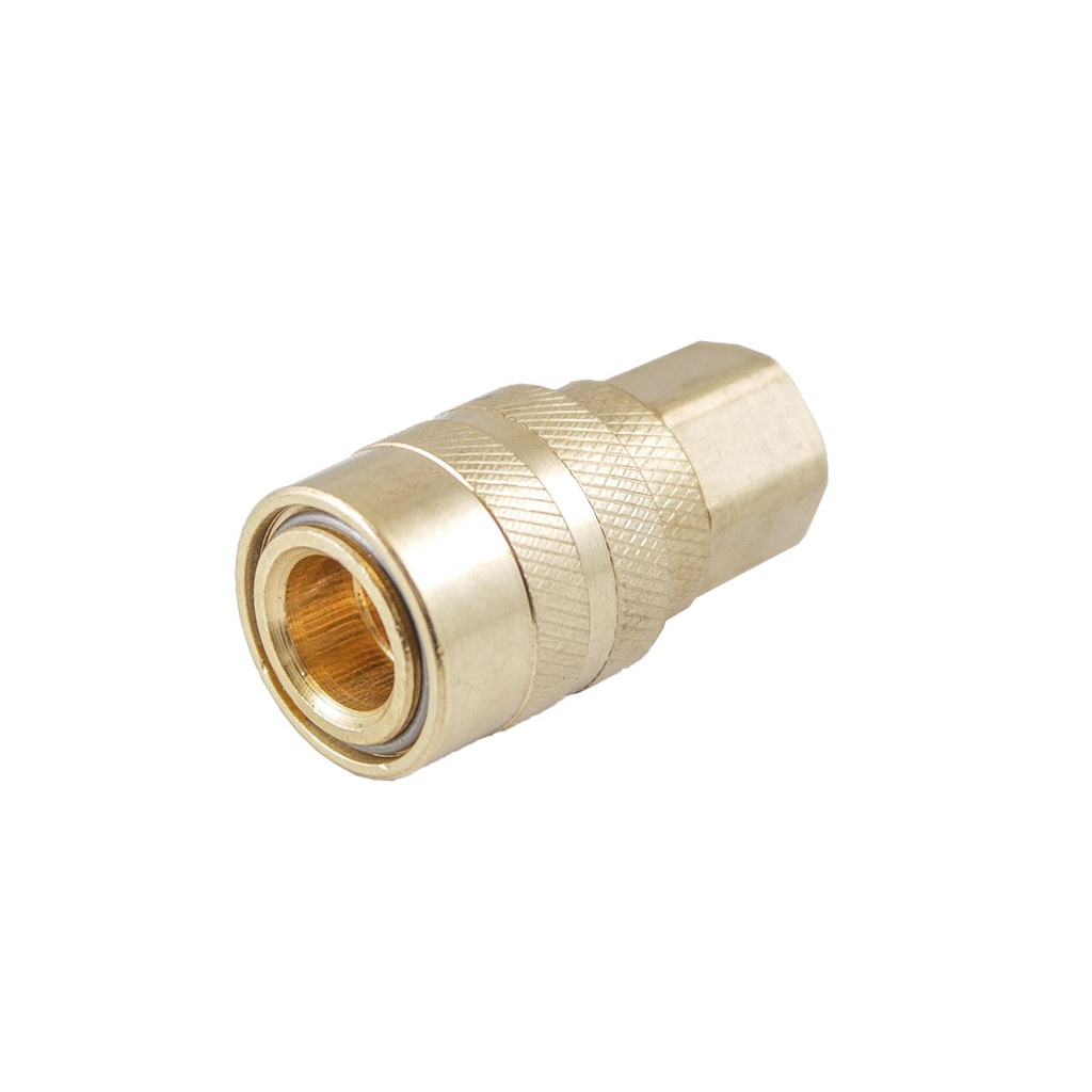 COPLE RAPIDO LATONADO HEMBRA 1/4'' NPT (GRANEL)