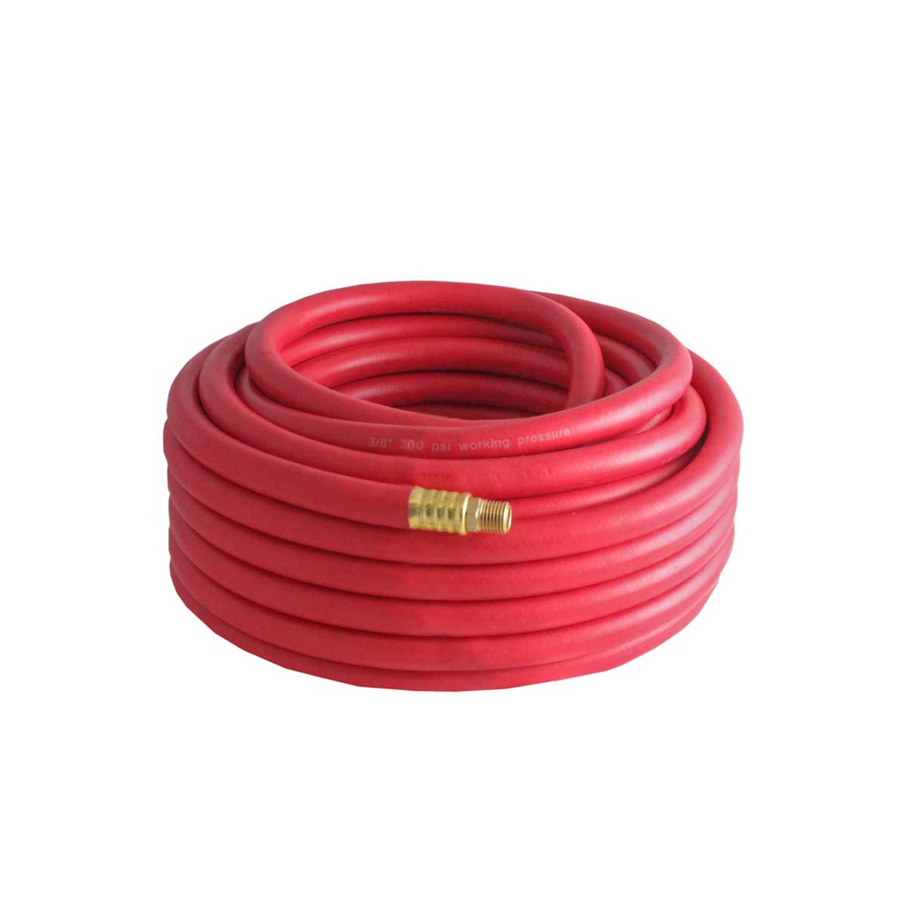 MANGUERA P/AIRE D/HULE ROJA 3/8'' X 50 FT CONECTOR 1/4'' NPT