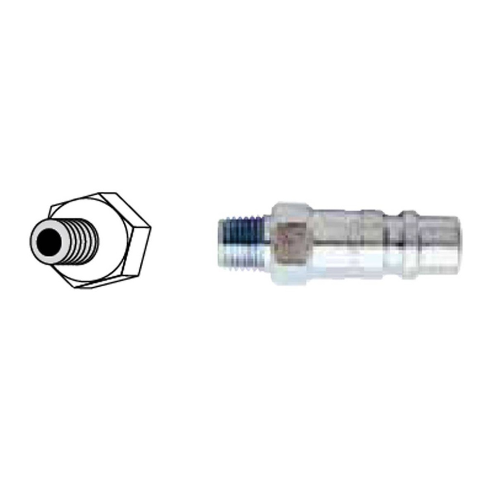 PIVOTE CONEXIÓN MACHO 1/2&quot; NPT ESTILO G Mod 1857BK