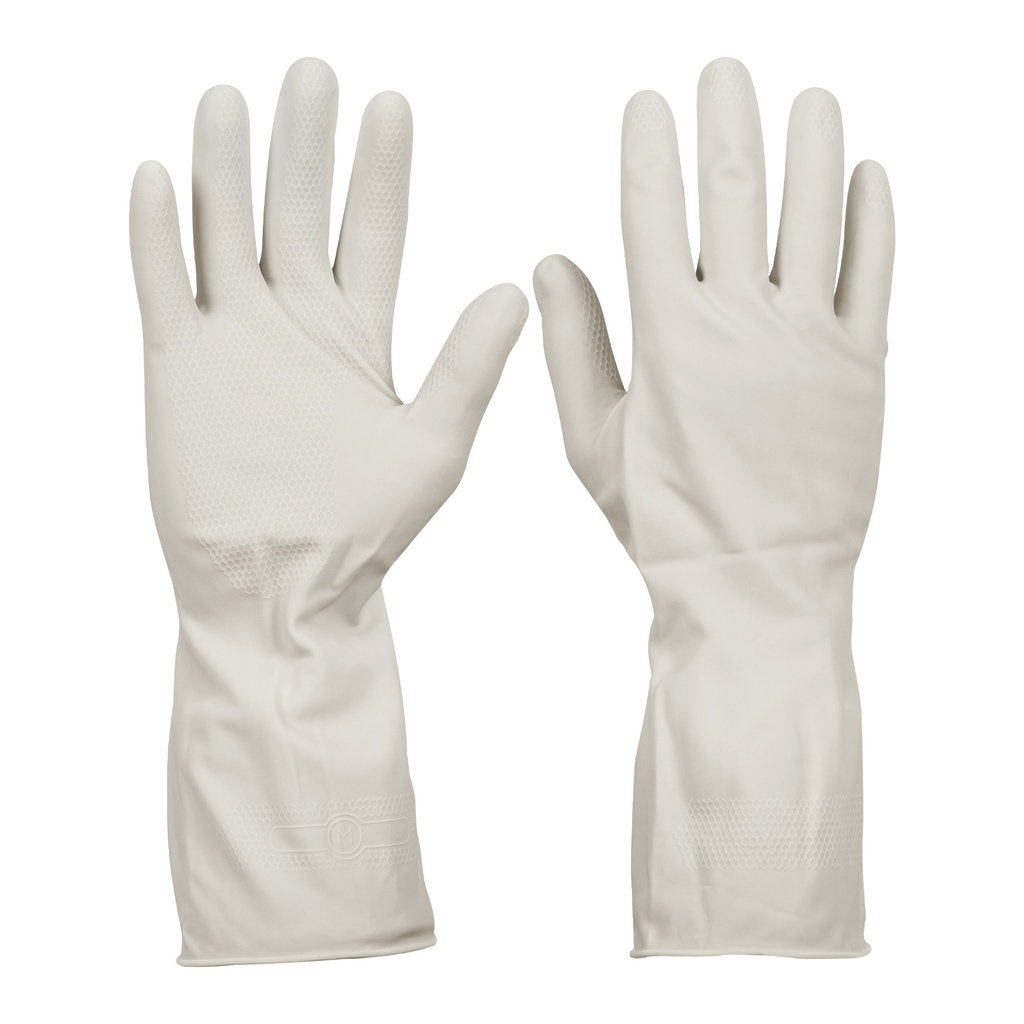 Guantes de latex para manejo de alimentos, medianos, Truper