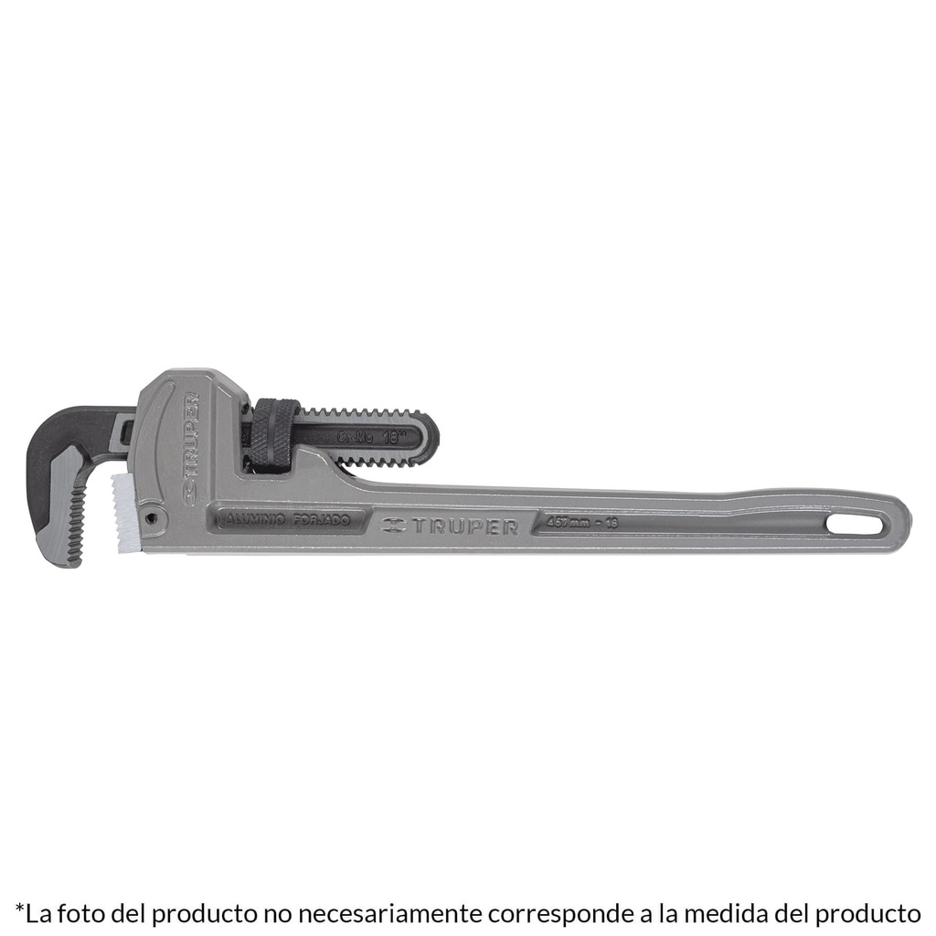 Llave stilson 24' cuerpo de aluminio, Truper