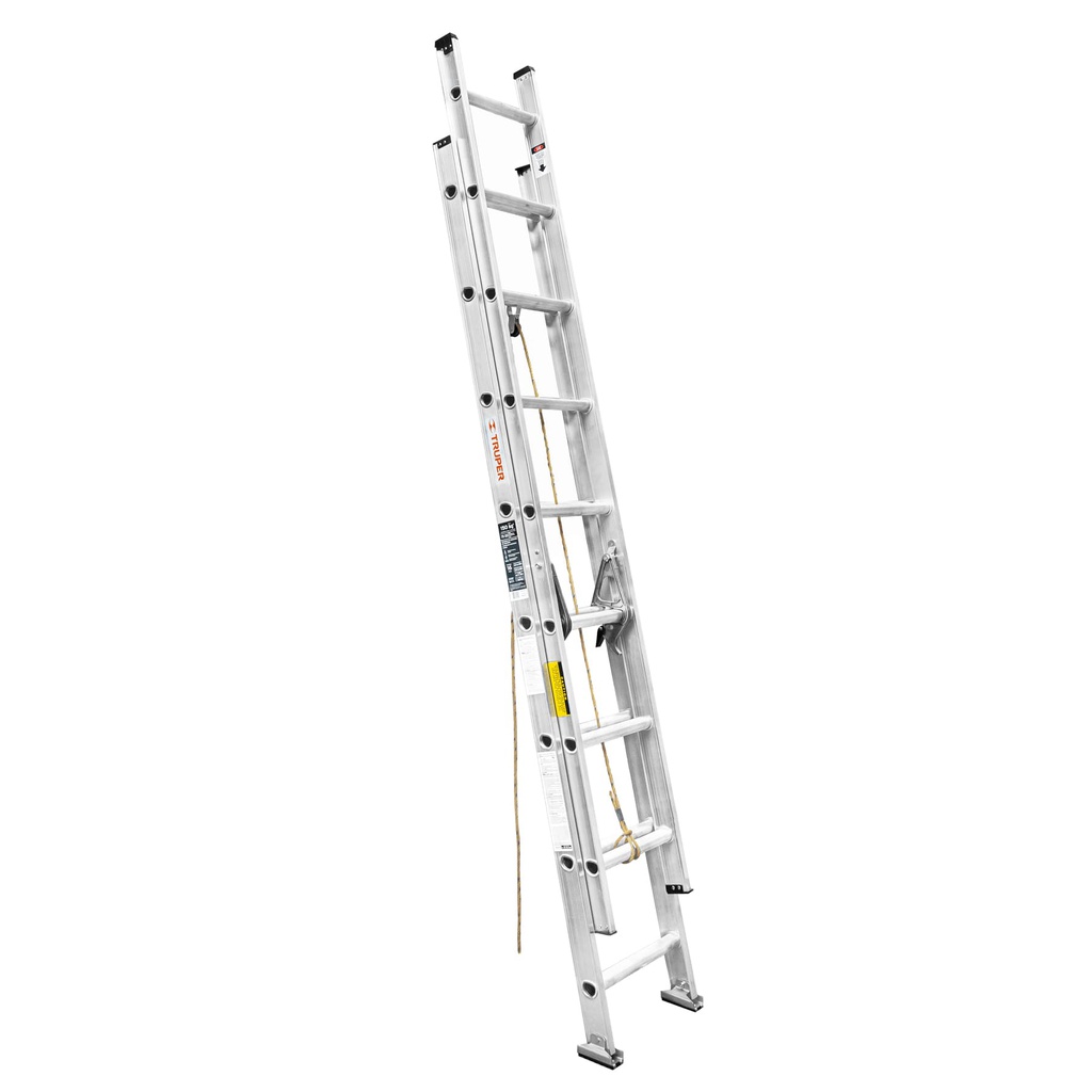 Escalera de extension, tipo III, 16 peldaños, Truper