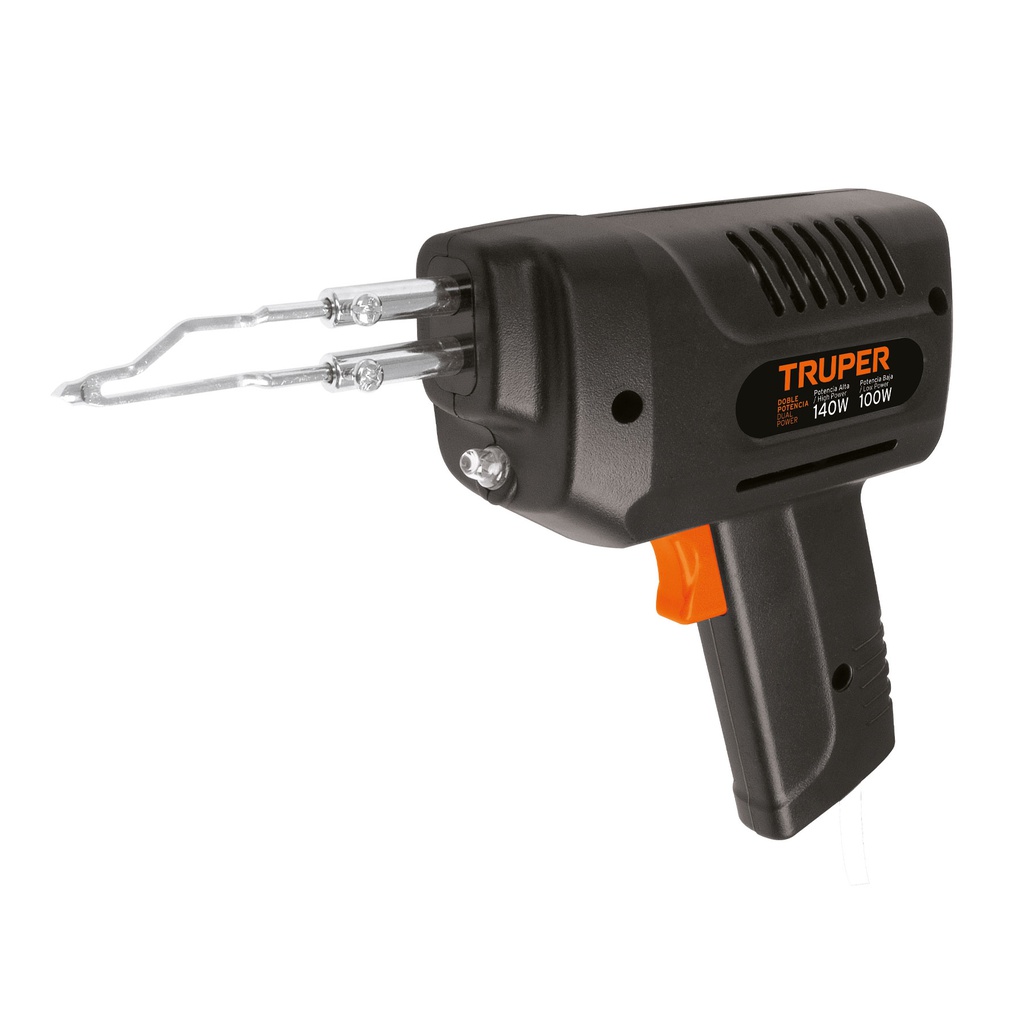 Cautin 140 W tipo pistola con 2 temperaturas, Truper
