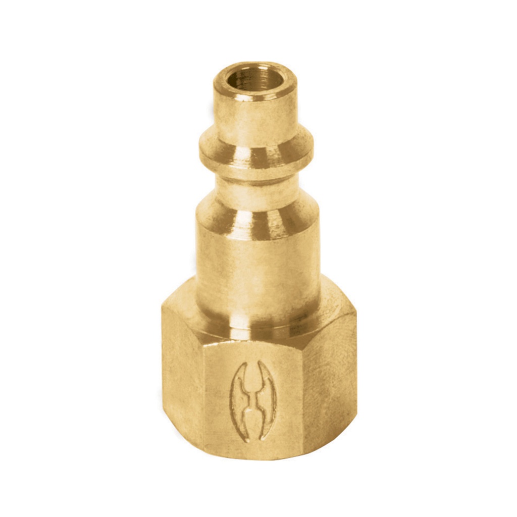 Conector rapido de laton, tipo F, cuerda 1/4' NPT, hembra