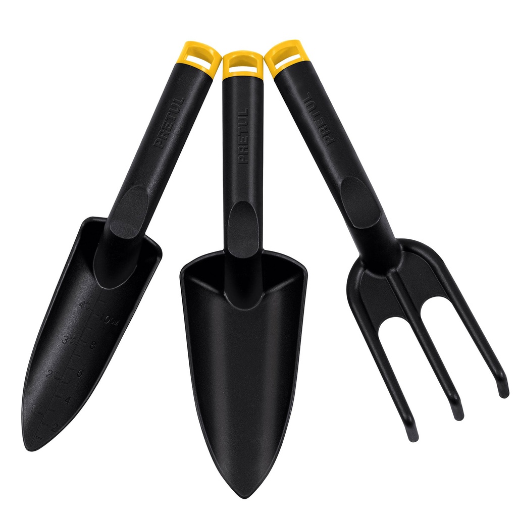 Juego de 3 herramientas de 11' para jardin, Pretul
