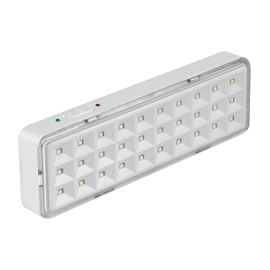 Lampara de emergencia de 30 Leds, 220 lm recargable, Volteck