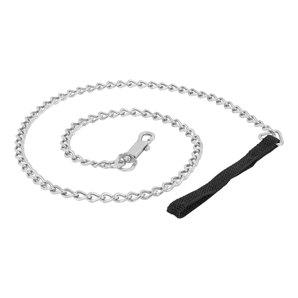 Correa de 1.2 m de paseo para perro, eslabon 3 mm, Fiero