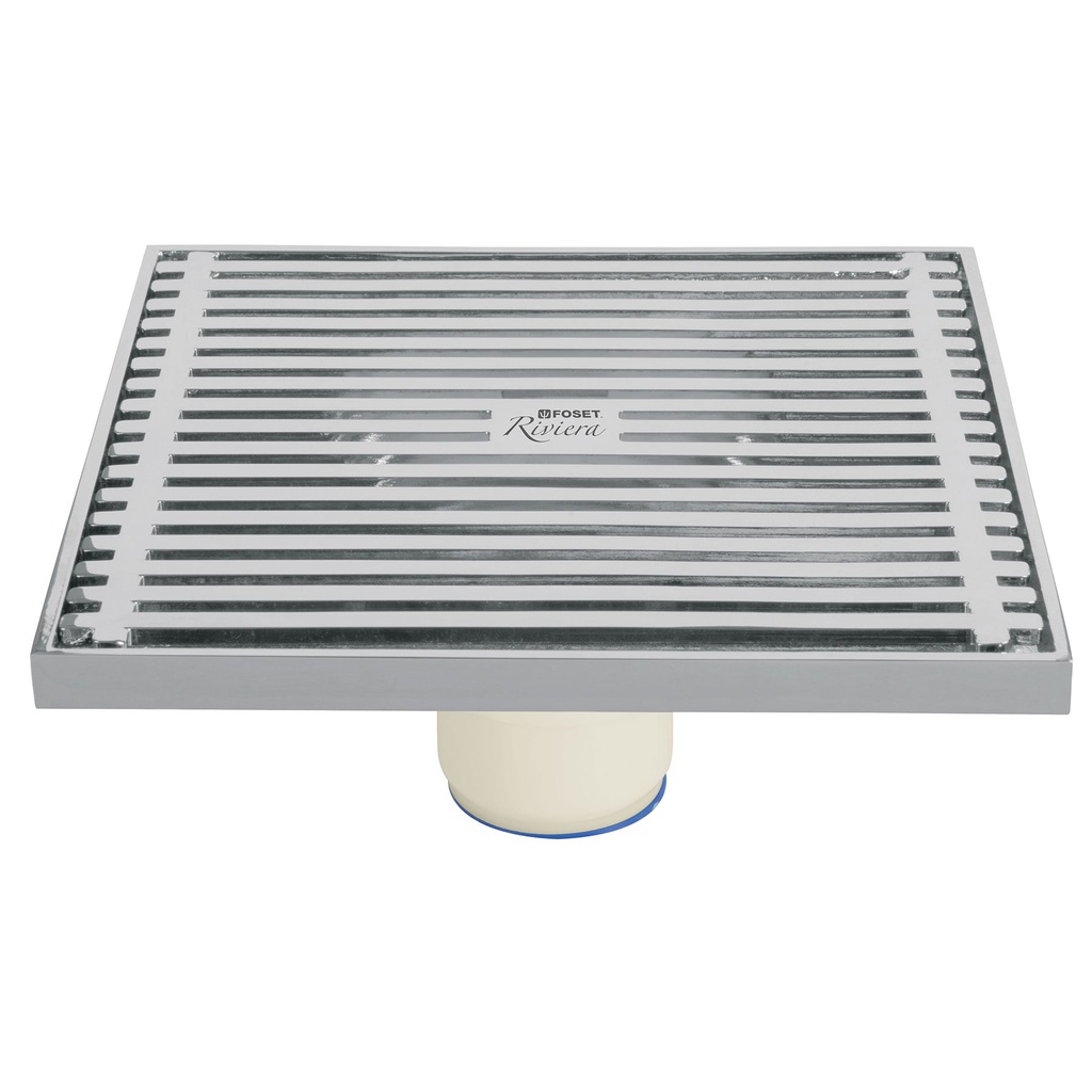 Resumidero cuadrado de laton 6' x 6', Foset