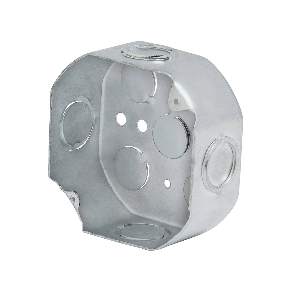 Caja octagonal 4' x 4' reforzada, Volteck