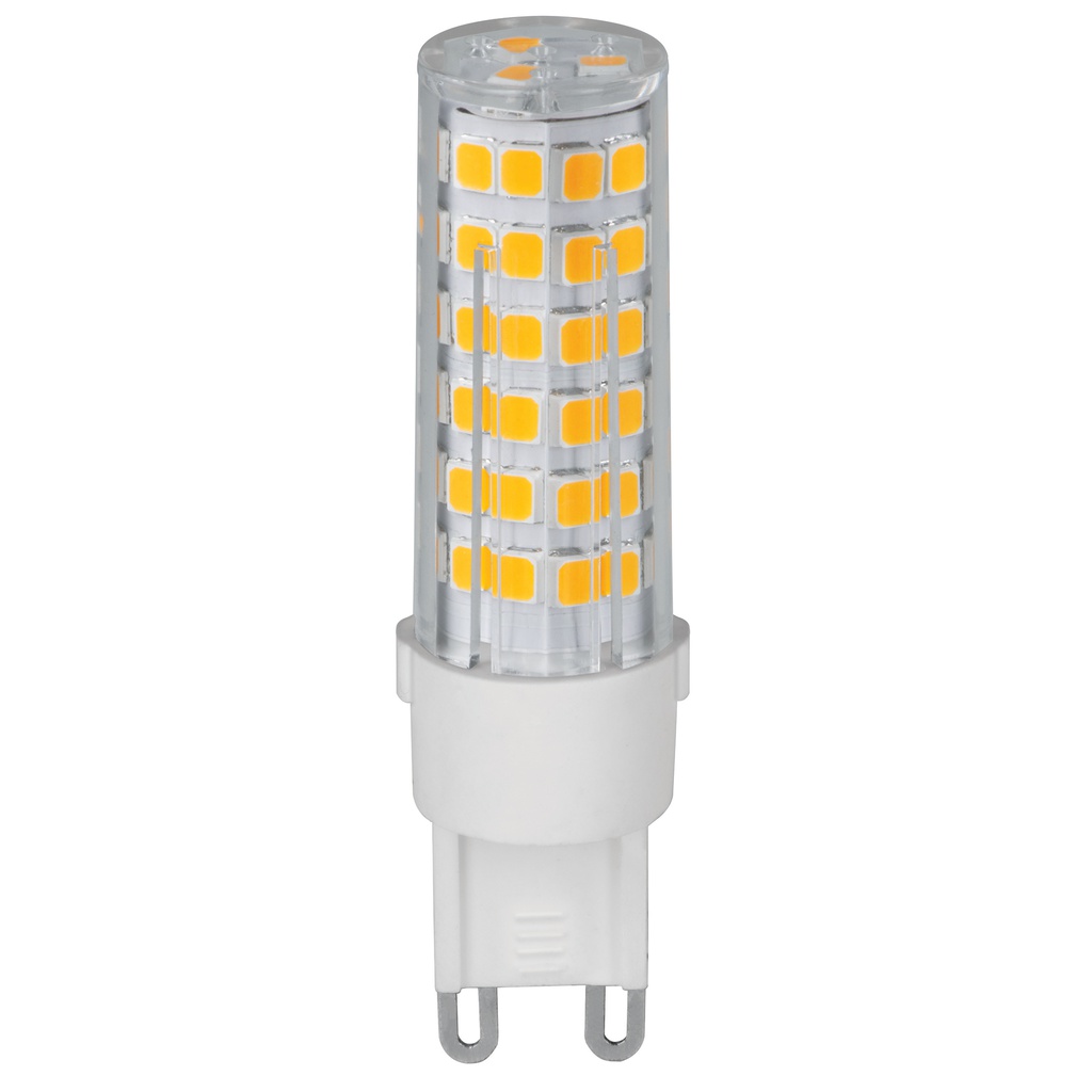 Lampara de LED tipo capsula 4 W base G9 luz calida, blister