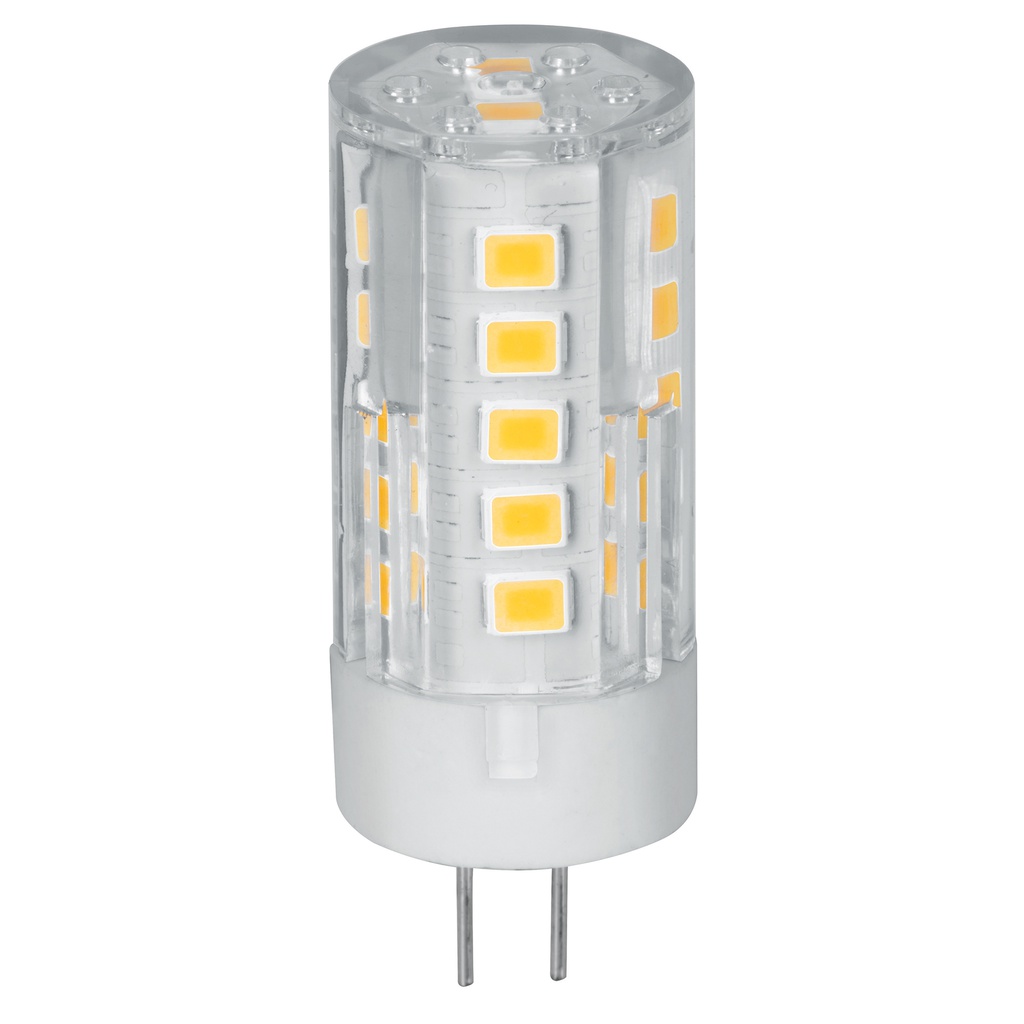 Lampara de LED tipo capsula 3 W base G4 luz calida, blister