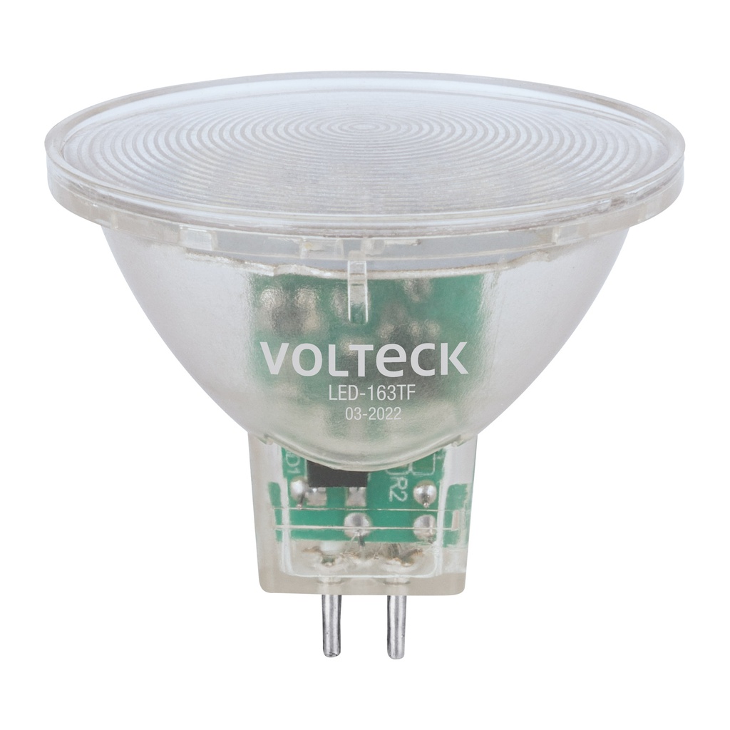Lampara trans. de LED 3W MR16 base GU5.3 luz de dia, blister
