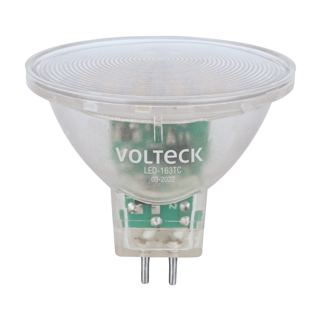 Lampara trans. de LED 3W MR16 base GU5.3 luz calida, blister