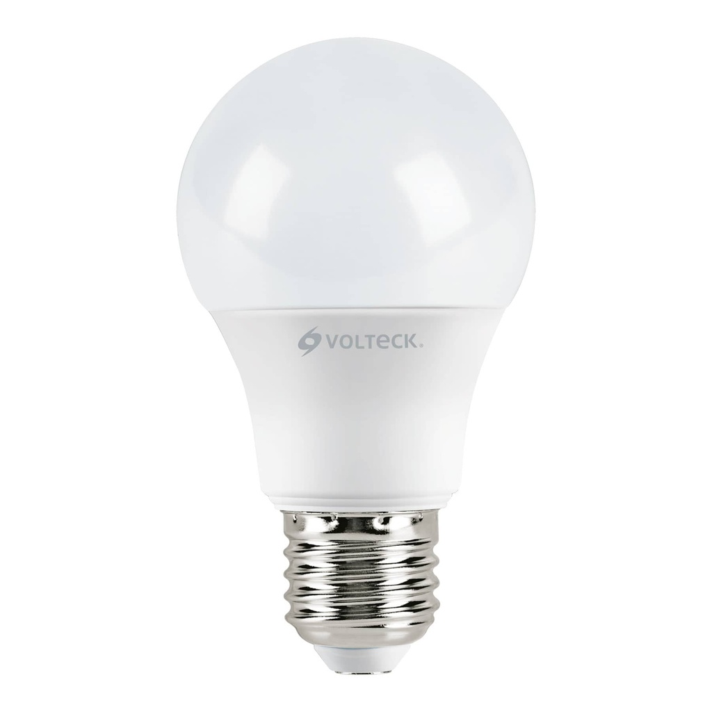 Lampara LED A19 6 W (equiv. 40 W) luz calida blister Volteck