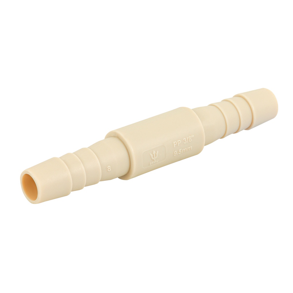 Cople insercion de 3/8' de polipropileno, Foset