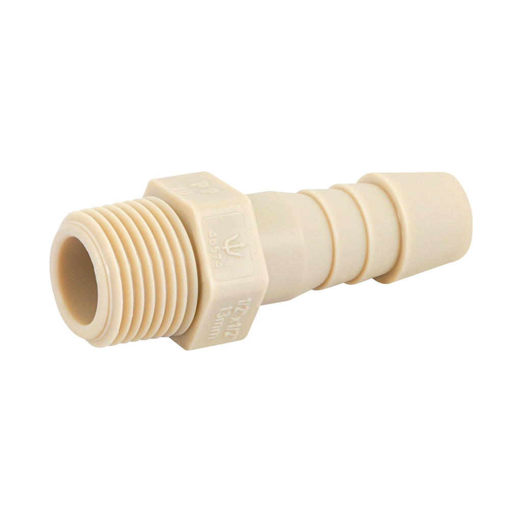 Adaptador insercion rosca exterior de 1/2' x 1/2', Foset