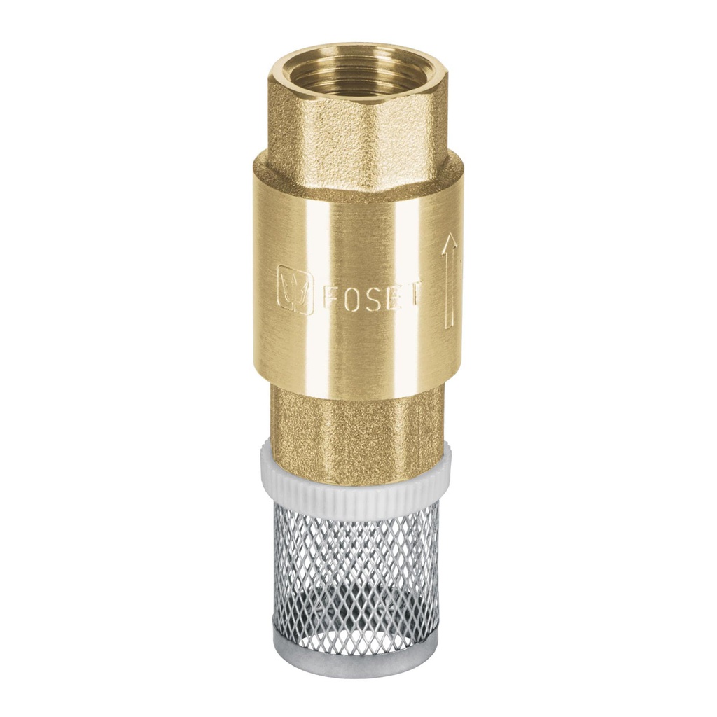 Pichancha tipo check de laton inoxidable 1/2', Foset