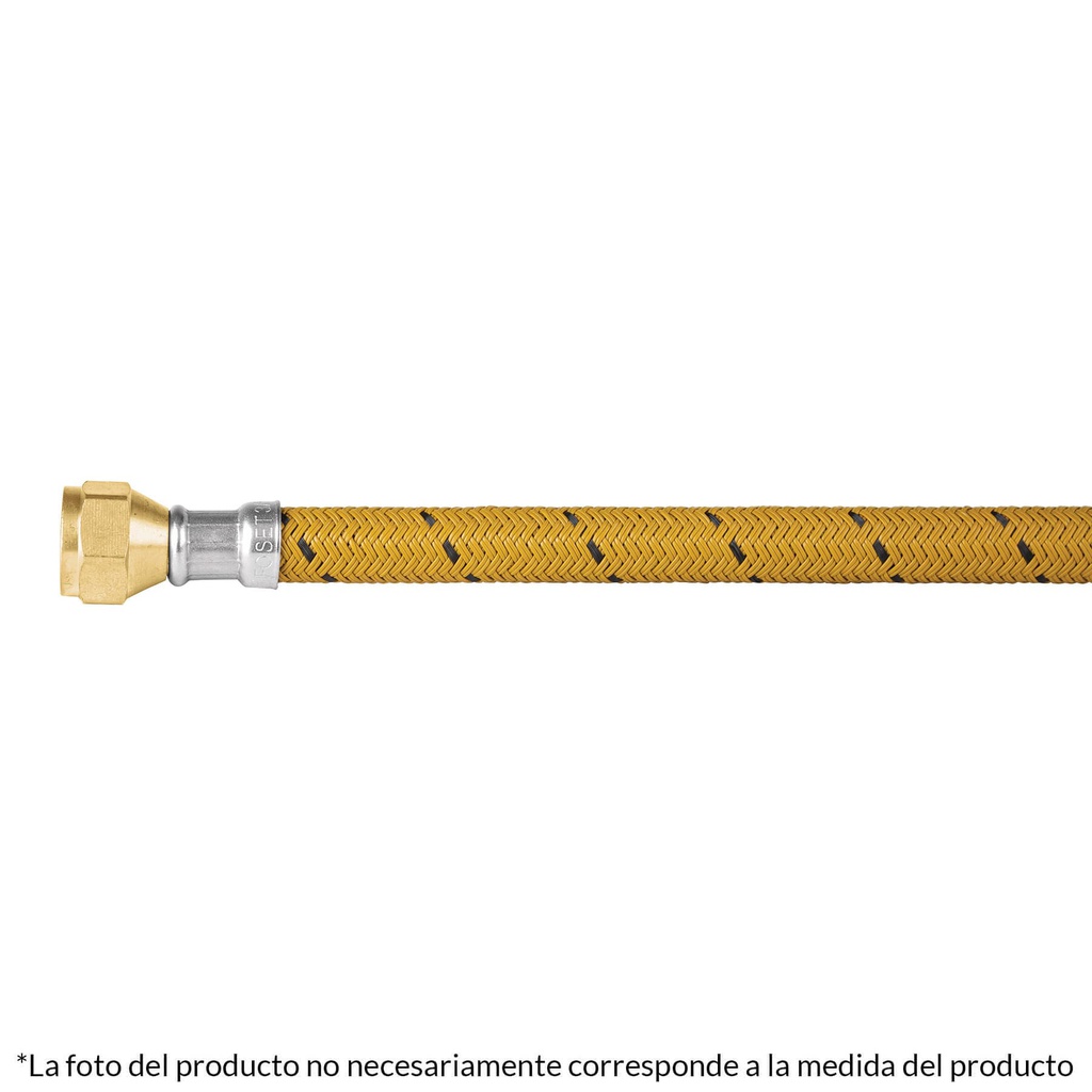 Manguera para gas, vinilo, 3/8' x 3/8', 200 cm, Foset