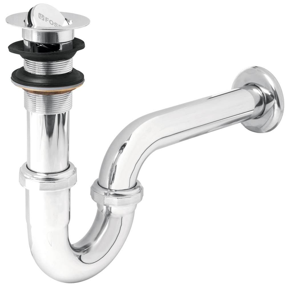 Cespol 1-1/4', contra tipo moneda, laton cromo, para lavabo